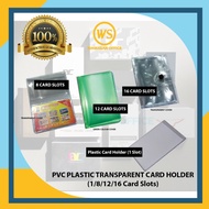 Card Holder / Transparent Card Holder / Card Slot Holder / Card Organizer / Card Case / Credit Card 