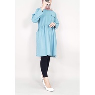 Plain LINEN WOMEN'S DRESS FT4702