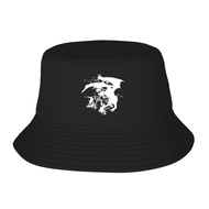 Funky Skyrim Dragfight Texture Dragon Cartoon Fisherman's Hat Bucket Hat