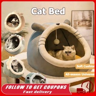 🔥[Lowest Price] Cat Bed Cartoon Pet Bed Foldable Washable For Dog Sleeping House with Cushion tempat