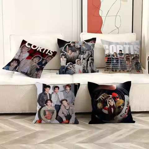 Kpop C-CORTIS Pillow Gift Home Office Decoration Bedroom Sofa Car Cushion Cover case 45x45