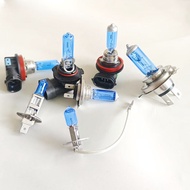Car Headlight 12V White Bulb 100W Ultra White Light High Low Beam Headlight Halogen Bulb H4 H1 H3 H7