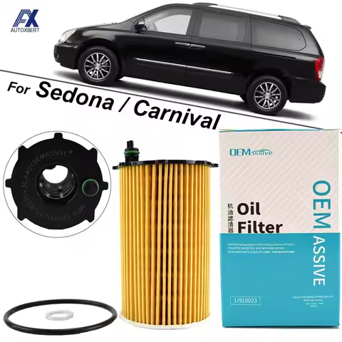 Car Oil Filter For Kia Sedona Carnival YP 2015 2016 2017 2018 3.3L 3342CC V6 Petrol Engine Protector
