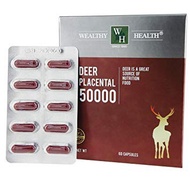 Wealthy Health Deer Placenta 50000mg - Ready stock
