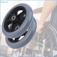 VAT1 6 8 Inch Wheelchair Caster Universal Front Wheel Replacement Solid Tire Wheel Wheelchairs Accessories Wear-resistan