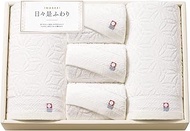 Tokuda 64580 Towel Gift, Daily Refuwari, Made in Japan, Ehime, Imabari Towel Set, Ivory, BT23.6 x 43