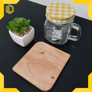 10x10 cm Wooden Coaster Cup Coaster - Diamond-Shaped Cup Coaster