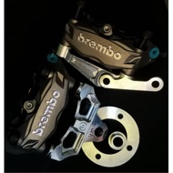 Y15zr brembo m3/k50/ak550 caliper with bracket (front and rear)