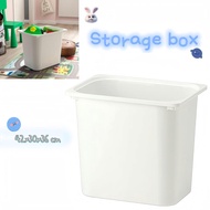 💕TROFAST Storage box, white, 42x30x36 cm. Kotak simpanan, putih, 42 × 30 × 36 cm