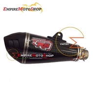 Knalpot R9 Austin Carbon Yamaha R25 Stainless Fullsystem