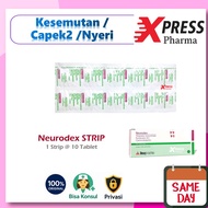 XPRESS ! Neurodex STRIP 10 tablet Obat Vitamin B Komplek Komplex Complek Complex B1 B2 B 12 Saraf Ne