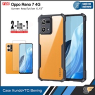 2in1 Case Package Bonus TG Clear Oppo Reno 4 4F Reno 5 4G 5G 5F Reno 6 4G 6 5G Reno 7 4G 7 5G Reno 7
