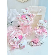 Hello Kitty Flower Bouquet Hot Trend Meaningful Gift