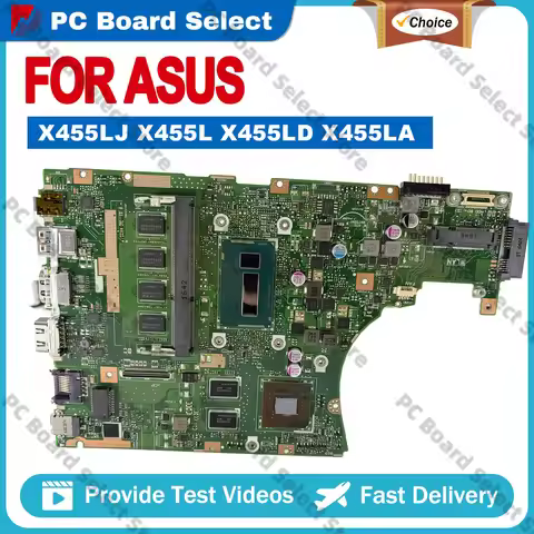 X455LD Laptop Motherboard For ASUS W419L X455L K455L X455LNB W491L X455LJ A455L X455LF X455LB X455LD