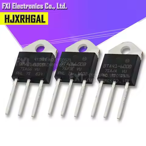 5PCS BTA41-600B BTA41-600 TO-3P TO3P BTA41600B BTA26-600B BTA26-800B BTA41-700B BTA41-800B BTA41700B