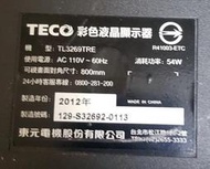 TECO 東元 TL-3269TRE  面板故障 零件拆賣