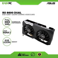 EasyPC| Asus Rx 6600 DUAL-RX6600-8G/ DUAL-RX6600-8G-V2  8gb 128bit GDdr6 graphics card