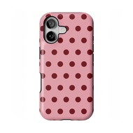 Phone case Applicable iPhone Foundation with red polka dots suitable for iPhone17pro/16Two in One15/
