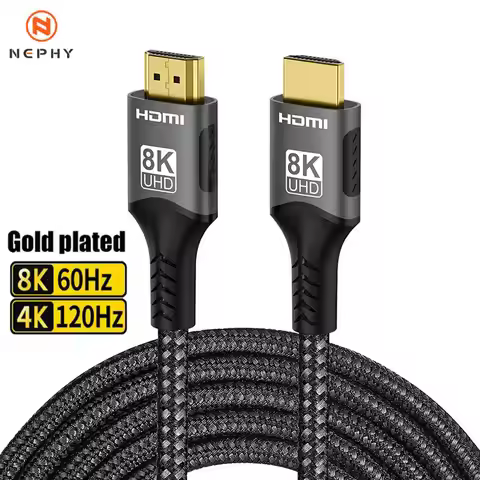 8K HDMI Cable Ultra High Speed 48Gbps HDMI 2.1 hdmi to hdmi high definition video Cable 1m 3m 5m for