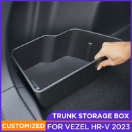 Rear Trunk Side Storage Box For Honda VEZEL HRV 2022 2023 Inner Trunk Storage Box Cover For Honda HR
