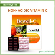 Bewell-C The Non-Acidic Vitamin C (Ascorbic Acid ) as Sodium Ascorbate 500mg