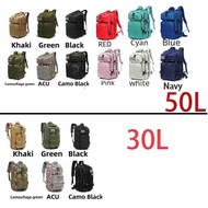 1000D 30L/50L Nylon Waterproof Trekking Fishing Hunting Bag Backpack Outdoor Rucac Tactical Sports