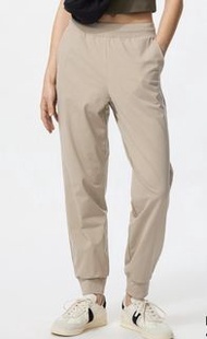 全新Uniqlo Airism 超彈性女裝運動束腳褲 (S) 卡其色