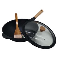 Non Stick Die-Cast Aluminium Wok 32/34cm