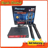meriah Mic Microphone Wireless Pioneer PN-912 - Mikrofon Double UHF