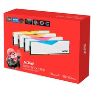 Ram memory D4 ADATA XPG Spectrix D50 8GB Bus 3200 DDR4 WHITE led RGB - Genuine new product from Hai 