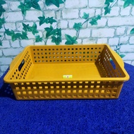 109 (35X25.5X9CM) ACACIA box basket square letter holder/ multi-purpose storage box/ make-up basket/