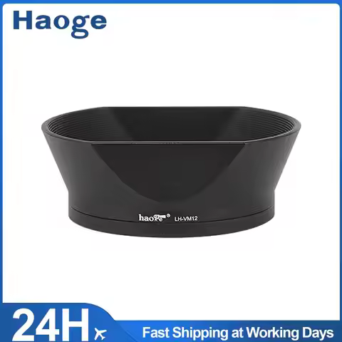 Haoge LH-VM12 Bayonet Square Metal Lens Hood Shade for Voigtlander 35mm F2 1:2/35 ULTRON Aspherical