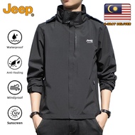 {Delivery 2-3 Days} JEEP SPIRIT Waterproof locomotive jacket in black