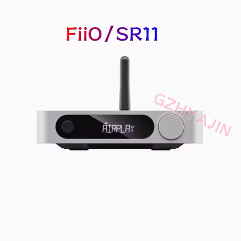 FiiO SR11 AirPlay Audio Streamer Receiver,WiFi Multiroom Streamer,Stream Hi-Res Audio from Spotify, 