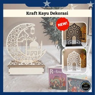 Viral Dekorasi Hari Raya EID Mubarak Hiasan Rumah Kayu Dekorasi Kayu Hiasan Office Kraft Kayu Kraft 