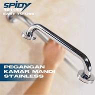 Spidy Pegangan Kamar Mandi Toilet Stainless Steel Handle Bathtub Tub Stainless Steel Mirror Polish