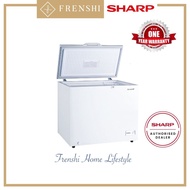 【FREE SHIPPING】Sharp DUAl Function Chest Freezer (310L) SJC318 [ Frenshi ]