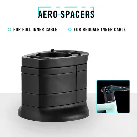 Aero Spacers For Integrated Road Handlebar Road Bike Aero Spacers for 28.6mm 1-1/8 Racing Bike Heads