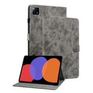 全城熱賣 - 適用於小米 Pad 6 / Pad 6 Pro 小萌虎圖案平板皮套（灰色）