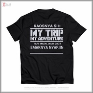 KATUN XGAN Series FUNNY WORDS KKL08X Japanese 24s Cotton Distro T-Shirt Premium Screen Printing T-Sh