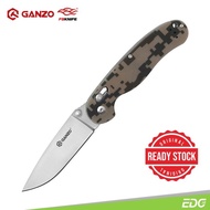 PROMO TERBATAS Ganzo G727M-CA 440C G10 Camouflage Survival Camping