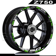 Motorcycle Wheel Sticker Reflective Inner Rim Decal Stripe Accessories Waterproof Tape For Z750 z750