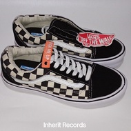 Sepatu Anak Original Vans Old Skool Lite Checkerboard size 35 22 Oldskool Checker Board Black Hitam 
