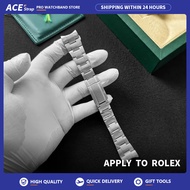 Apply To ROLEX Watch Strap, 21mm 904L Stainless Steel Replacement Band For Oyster Perpetual 124300