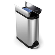 simplehuman  40L Dual Compartment Butterfly Step Trash Bin