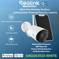 Reolink Argus Eco Ultra 8MP Argus ECO 3MP Smart Detection 100% Wire-Free Built In Rechargeable Batte