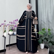 Juleha Motif Kaftan Ld 180 cm Comfortable Muslim Women's Long Kaftan