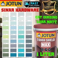 SINAR JOTUN 1 LITER TOUGH SHIELD MAX EXTERIOR WALL PAINT MATT / CAT DINDING LUAR RUMAH TAK KILAT ( PAGE C )