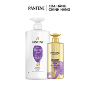 Combo Dầu Gội PANTENE Pro-Vitamin Ngăn Rụng Tóc/ Phục Hồi Hư Tổn Chai 650ML + Dầu Xả Siêu Dưỡng PANT