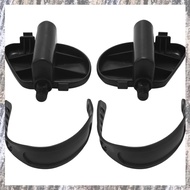 [Z F L U] 1Pair Exercise Bike Pedal Widened Bicycle Pedal With Pedal Straps For Exercise Bike Statio